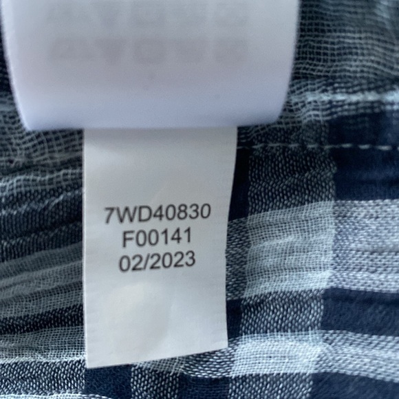 Lucky Brand Plaid Guaze Shirt - Size Small - NWOT - Picture 10 of 11